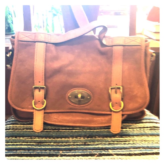 Fossil Handbags - Fossil leather messenger bag